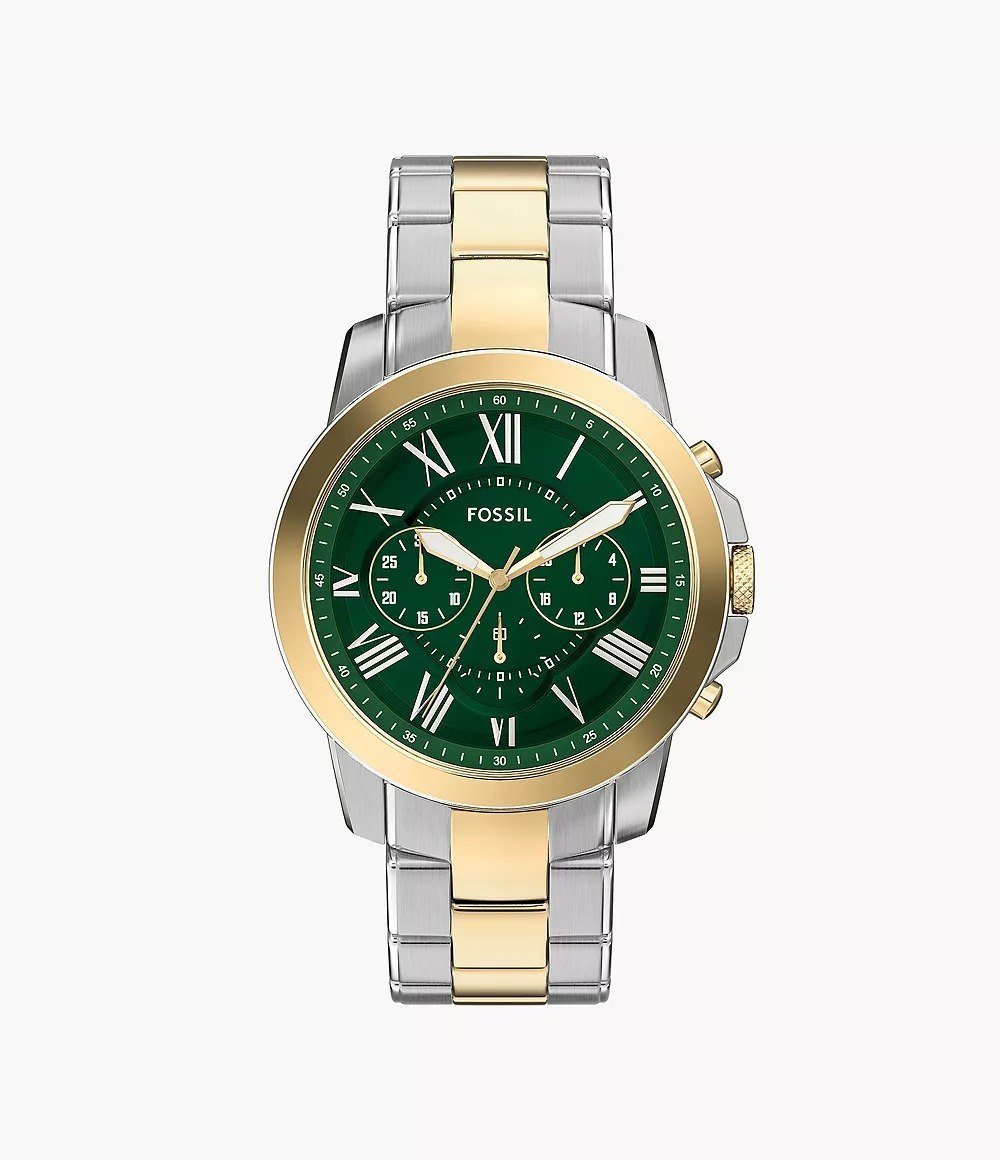 Grant 44mm Chronograph Stainless Steel Watch