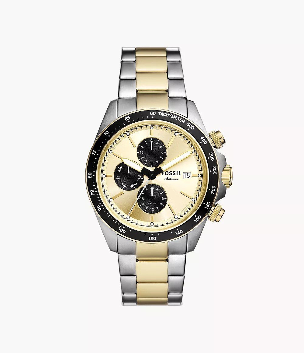 Autocross 42mm Multifunction Stainless Steel Watch