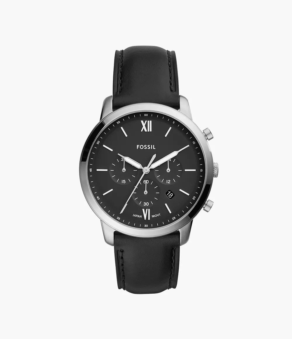 Neutra 44mm Chronograph Brown Leather Watch