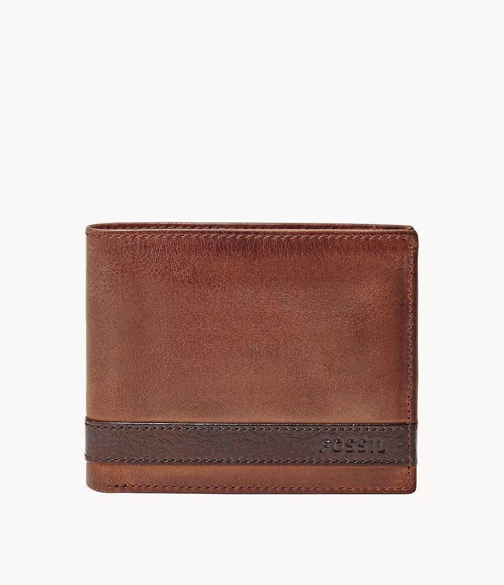 Quinn Leather Flip ID Bifold Wallet