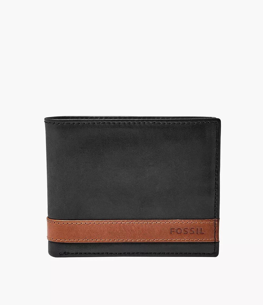 Quinn Leather Flip ID Bifold Wallet