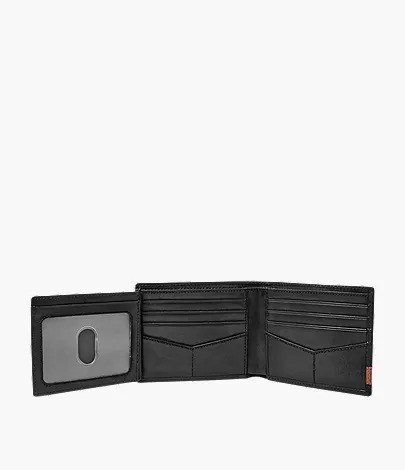 Quinn Leather Flip ID Bifold Wallet