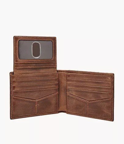 Derrick Leather RFID Passcase Wallet