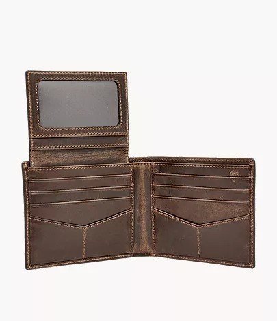 Derrick Leather RFID Passcase Wallet