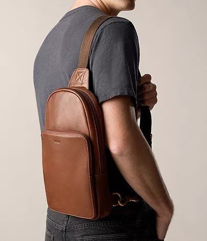 Finn Leather Sling Pack Bag