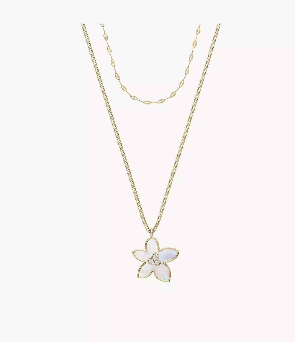 Sutton The Flower Collection Mother-of-Pearl Multi-Strand Necklace