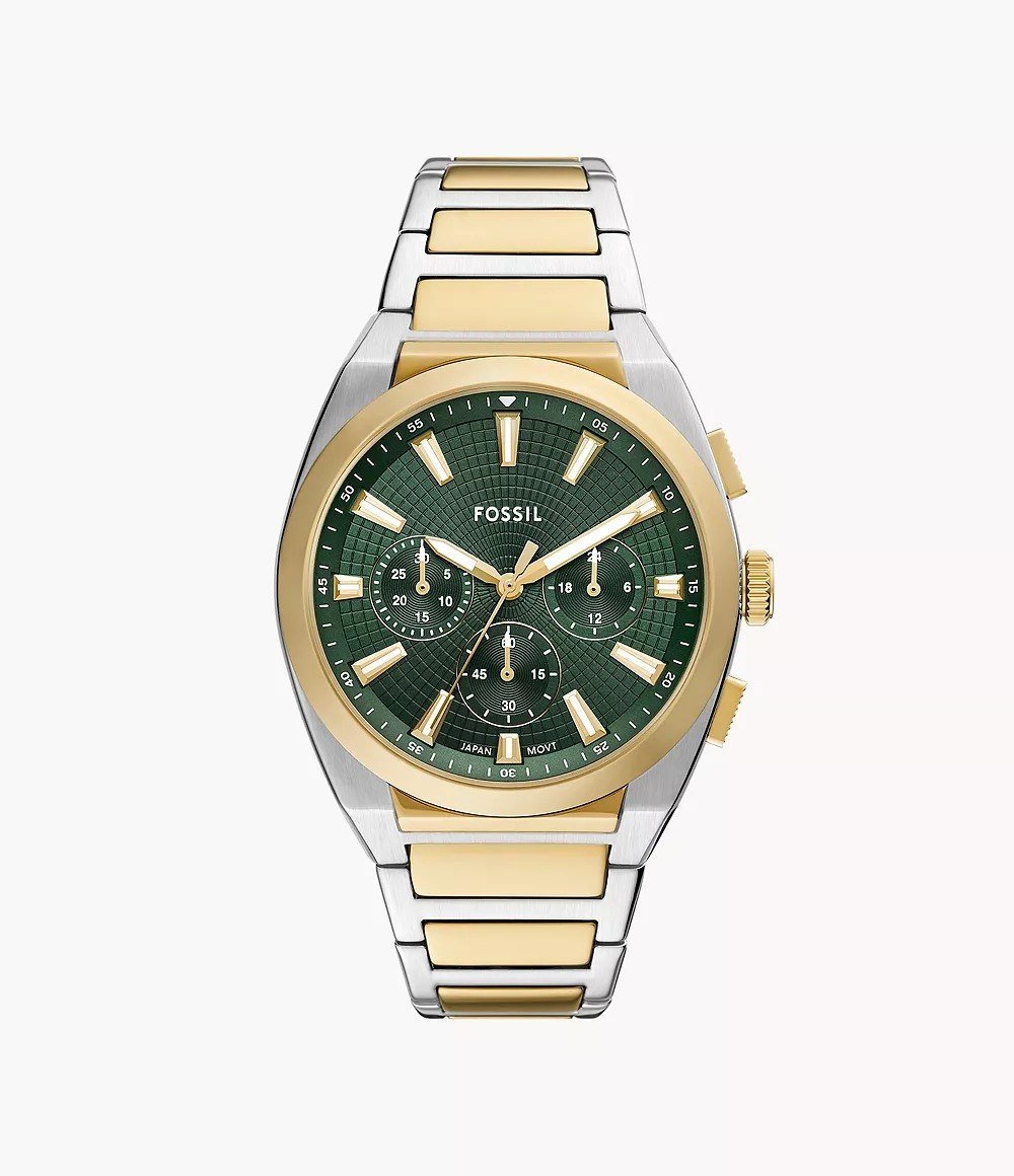 Everett 44mm Chronograph Stainless Steel Watch