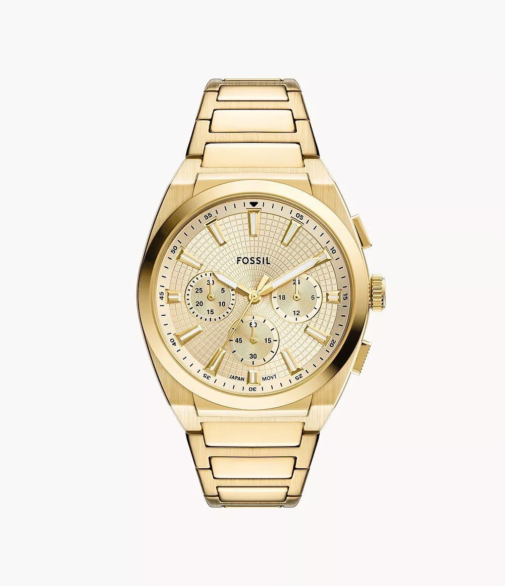 Everett 44mm Chronograph Stainless Steel Watch