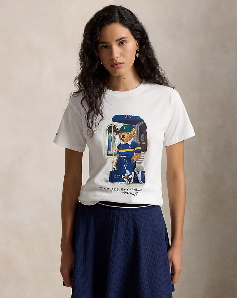 US Open Polo Bear Cotton Jersey Tee