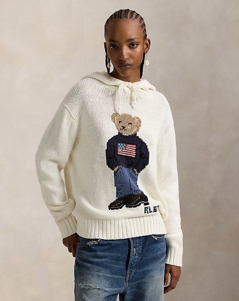 Polo Bear Hooded Sweater