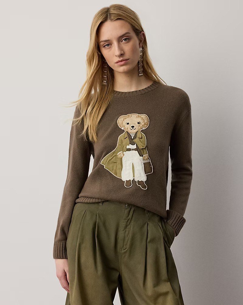 Pre-Fall Polo Bear Cashmere Sweater