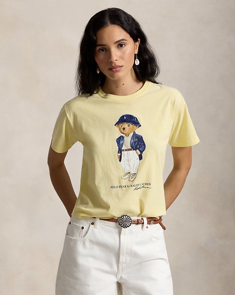Polo Bear Cotton Jersey Tee