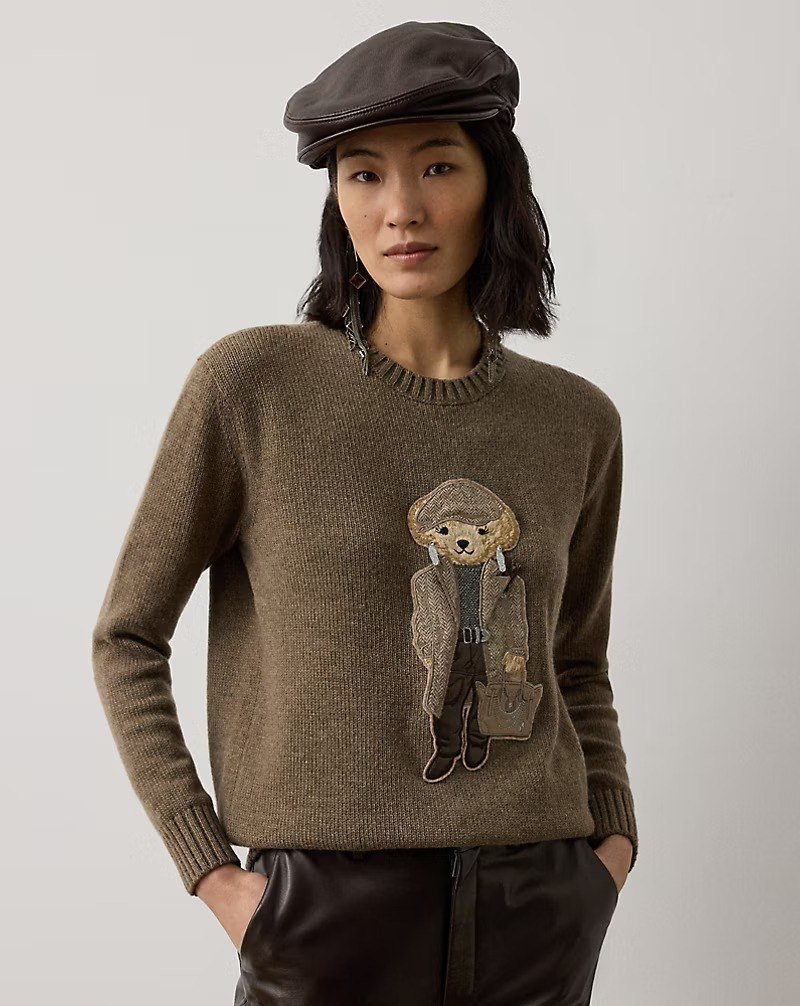Fall Polo Bear Cashmere Sweater