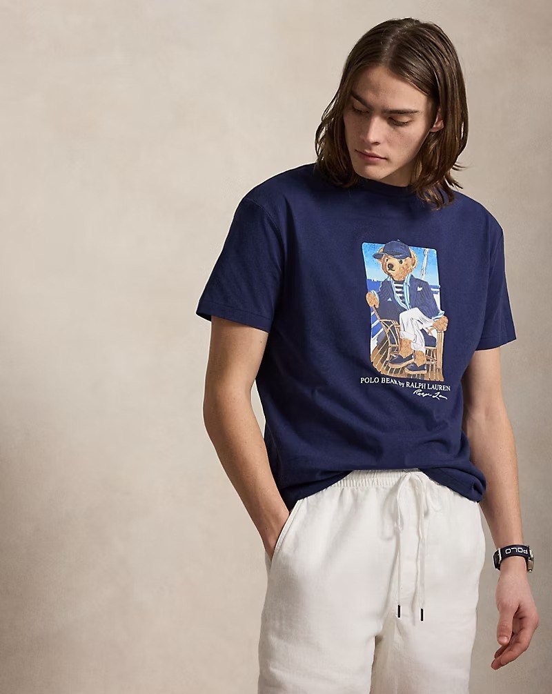 Classic Fit Polo Bear Jersey T-Shirt