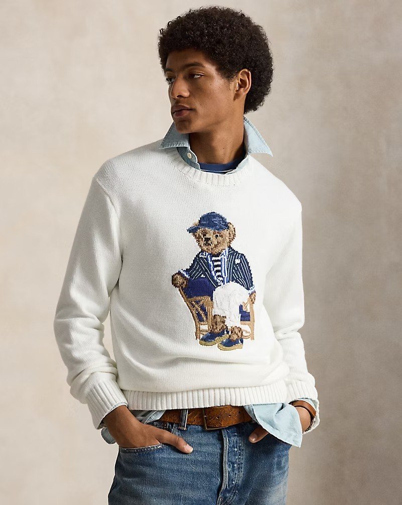 Polo Bear Cotton Sweater
