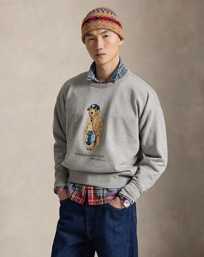 Vintage Fit Polo Bear Sweatshirt
