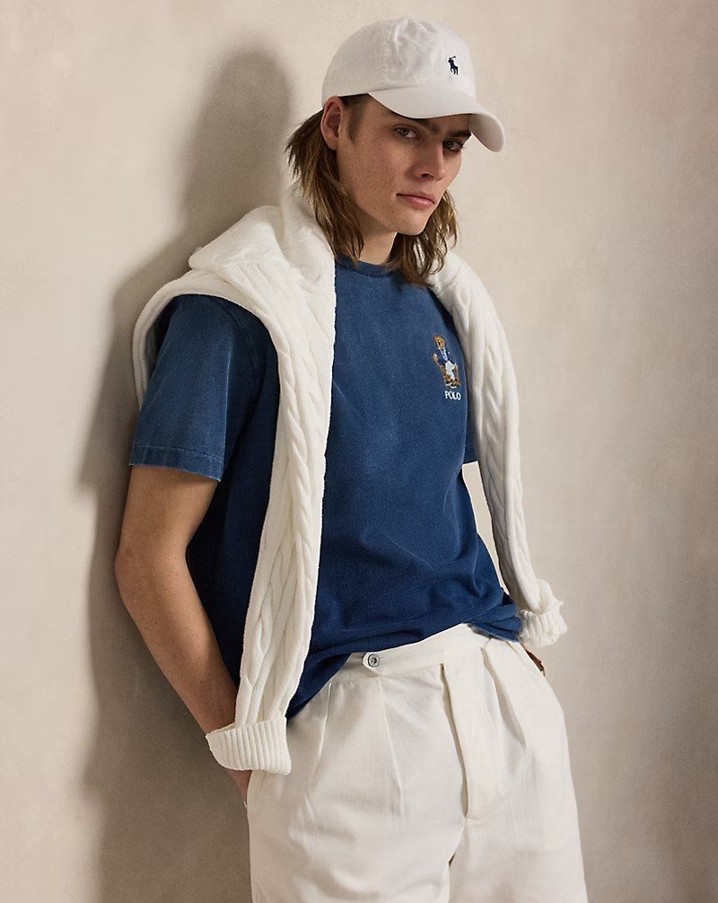 Classic Fit Polo Bear Indigo T-Shirt