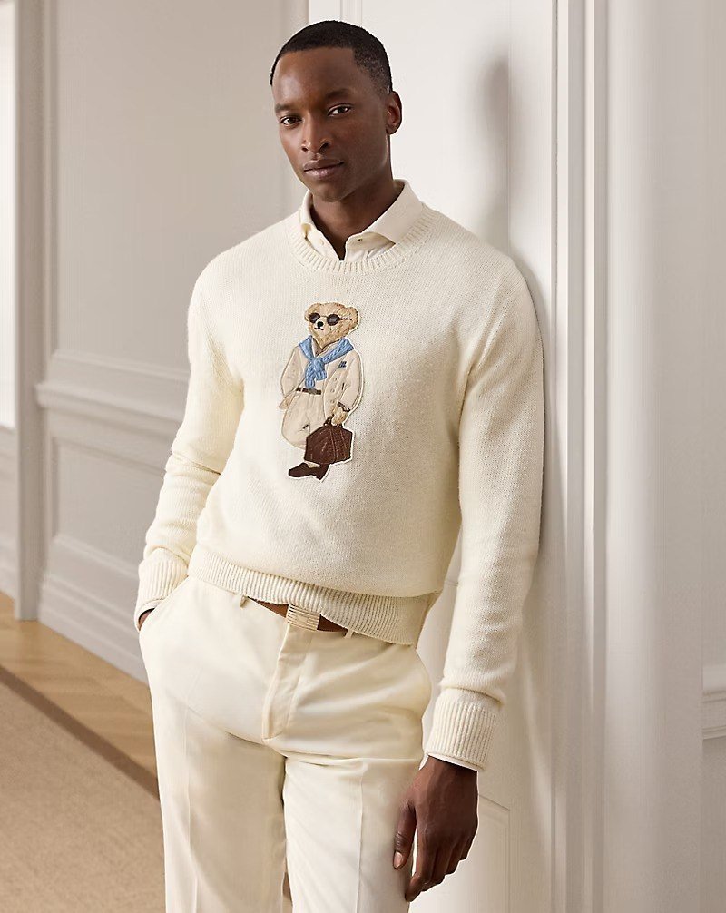 Polo Bear Silk-Linen Sweater