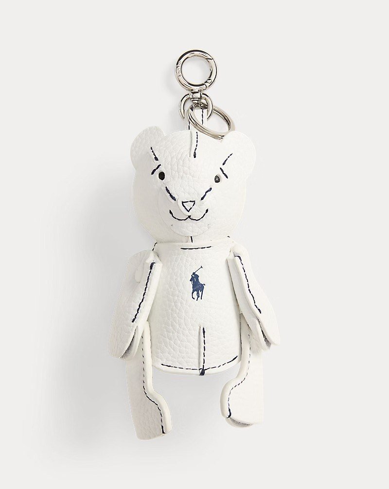 Polo Bear Leather Bag Charm