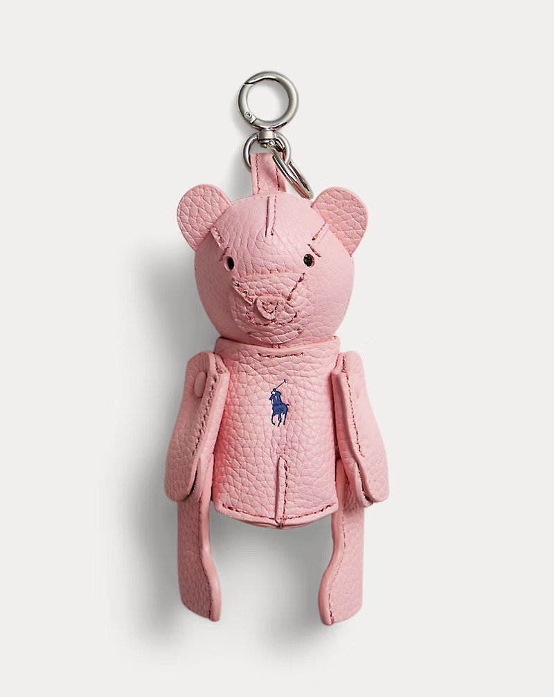 Polo Bear Leather Bag Charm