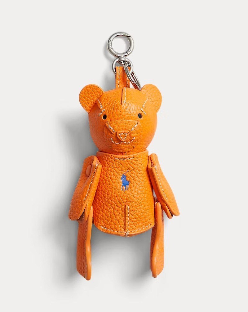 Polo Bear Leather Bag Charm