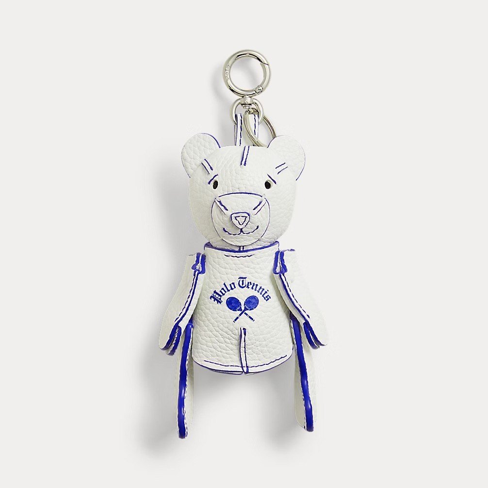 US Open Polo Bear Leather Bag Charm