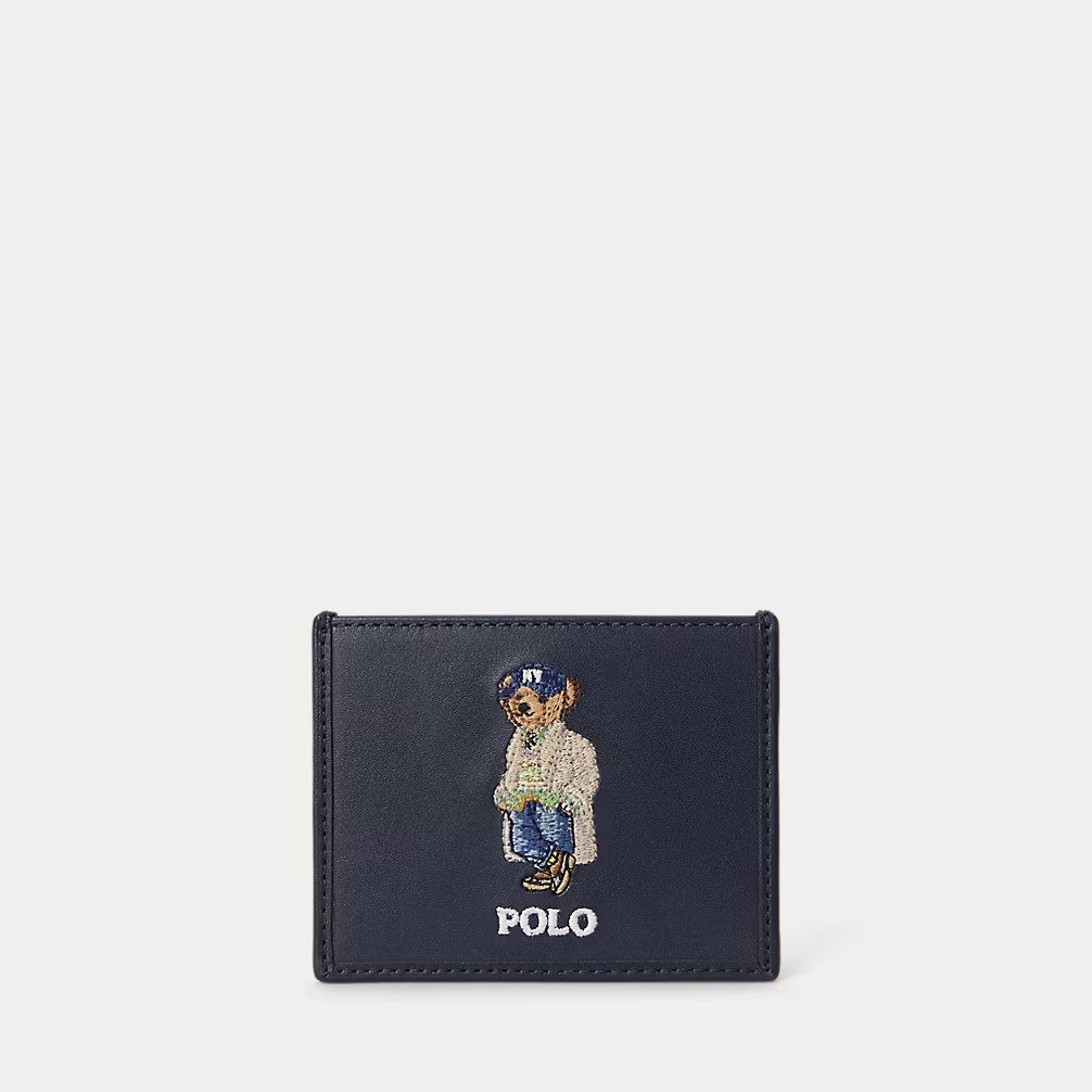 Polo Bear Leather Card Case