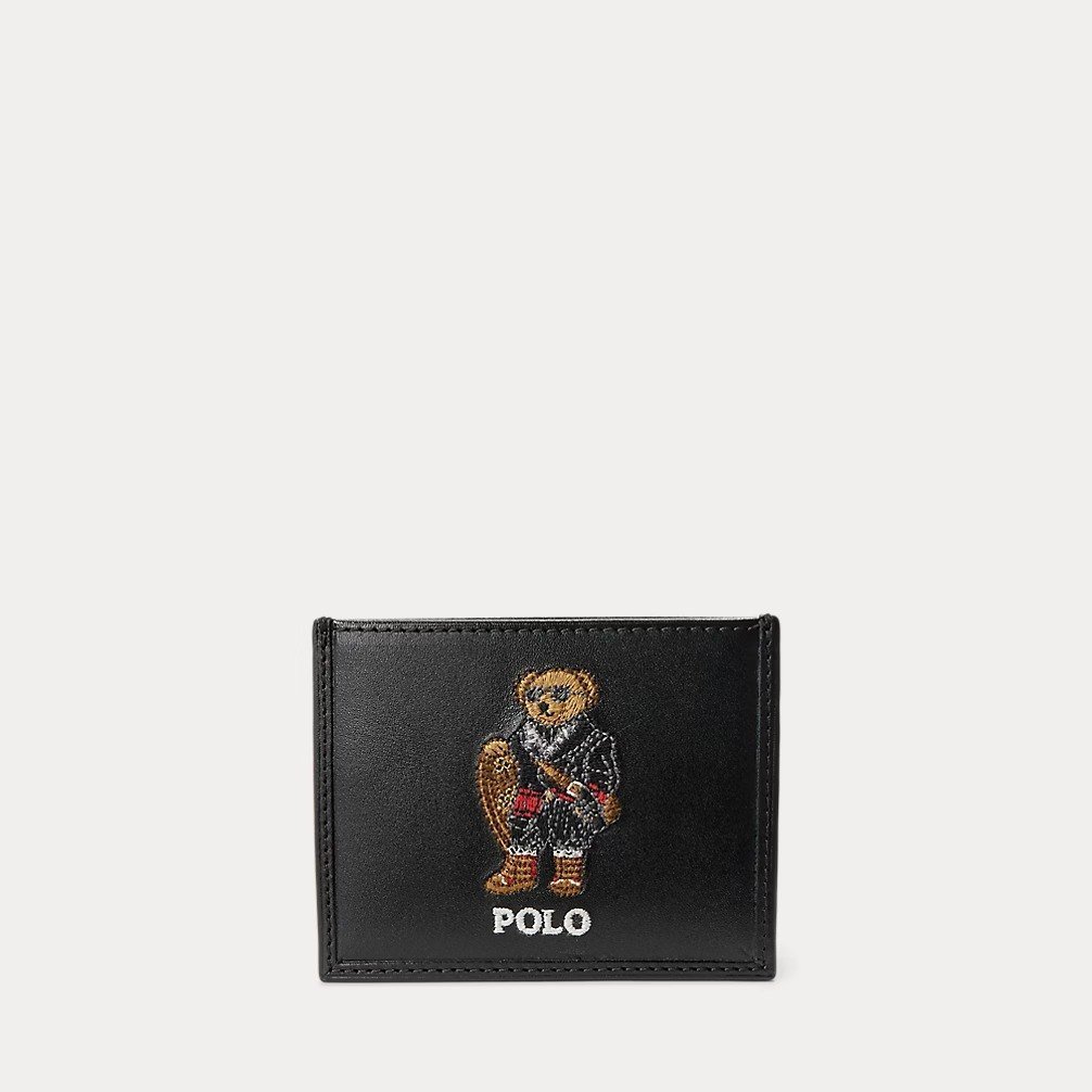 Polo Bear Leather Card Case