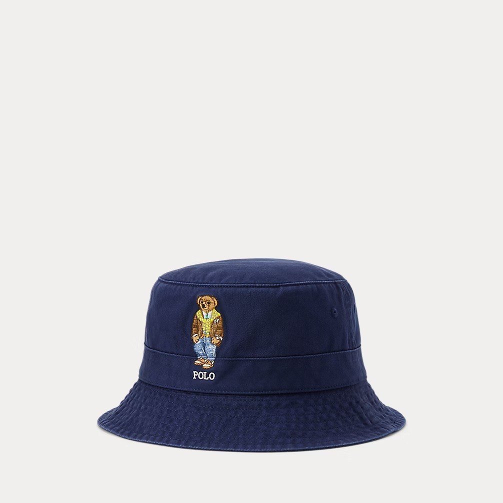 Polo Bear Twill Bucket Hat