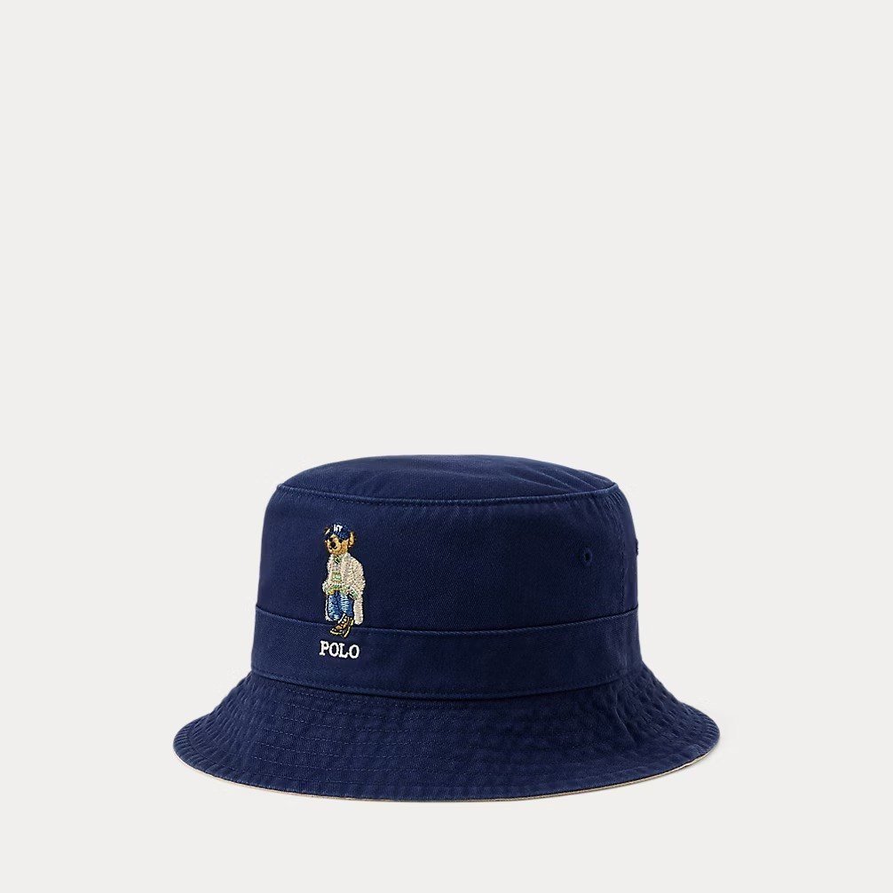 Polo Bear Twill Bucket Hat