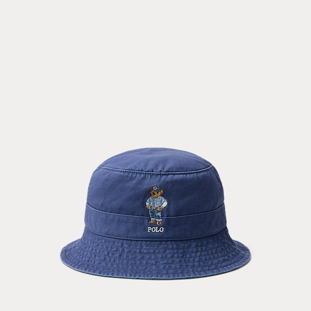 Polo Bear Twill Bucket Hat