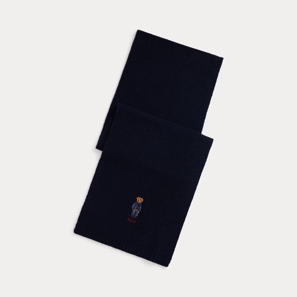 Polo Bear Knit Scarf