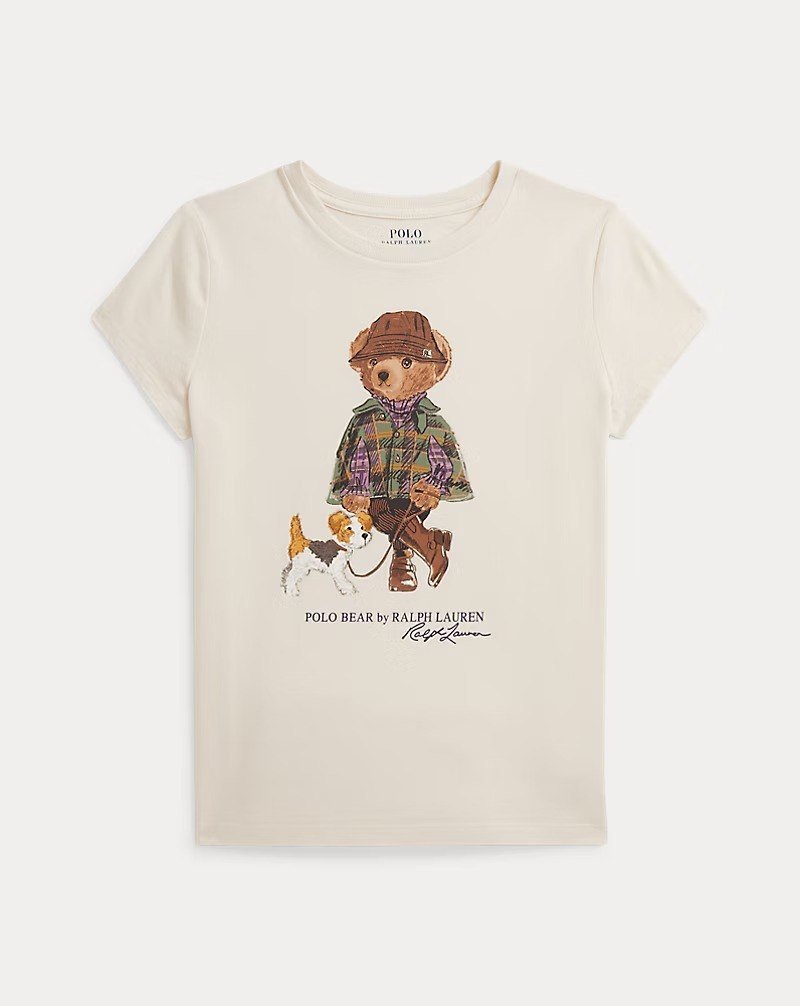 Polo Bear Cotton Jersey Tee