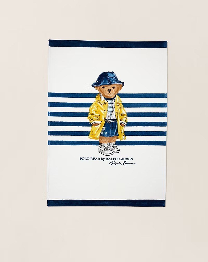 Raincoat Polo Bear Throw Blanket