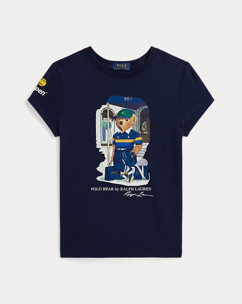 US Open Polo Bear Cotton Jersey Tee