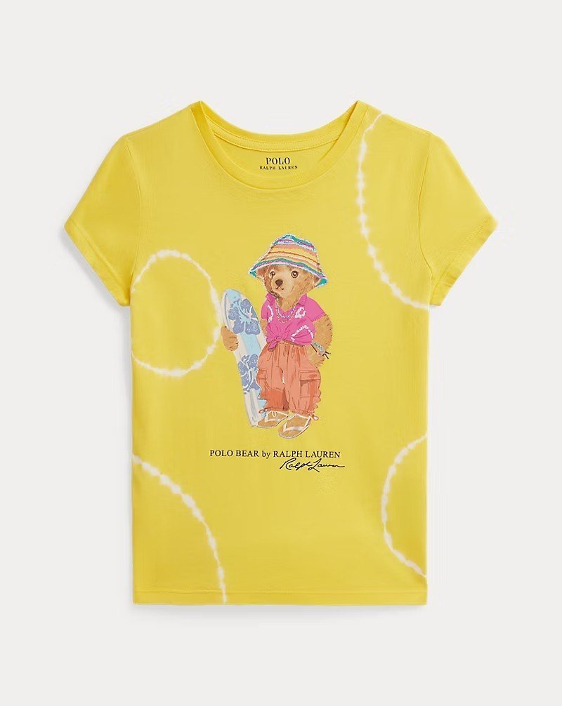 Tie-Dye Polo Bear Cotton Tee