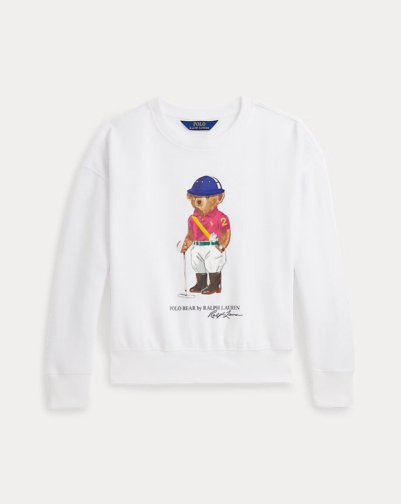 Polo Bear Fleece Boxy Sweatshirt