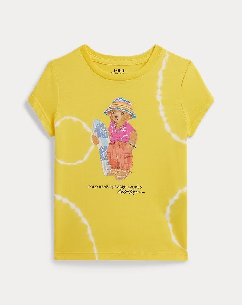 Tie-Dye Polo Bear Cotton Tee
