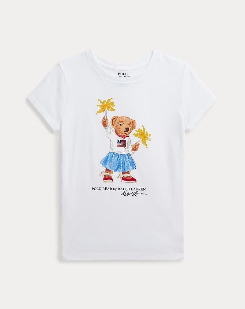 Polo Bear Cotton Jersey Tee