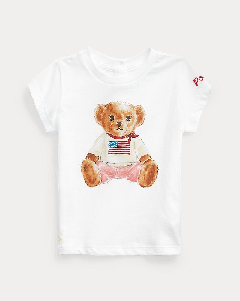 Polo Bear Cotton Jersey Tee