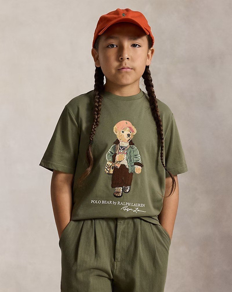 Polo Bear Cotton Jersey Tee