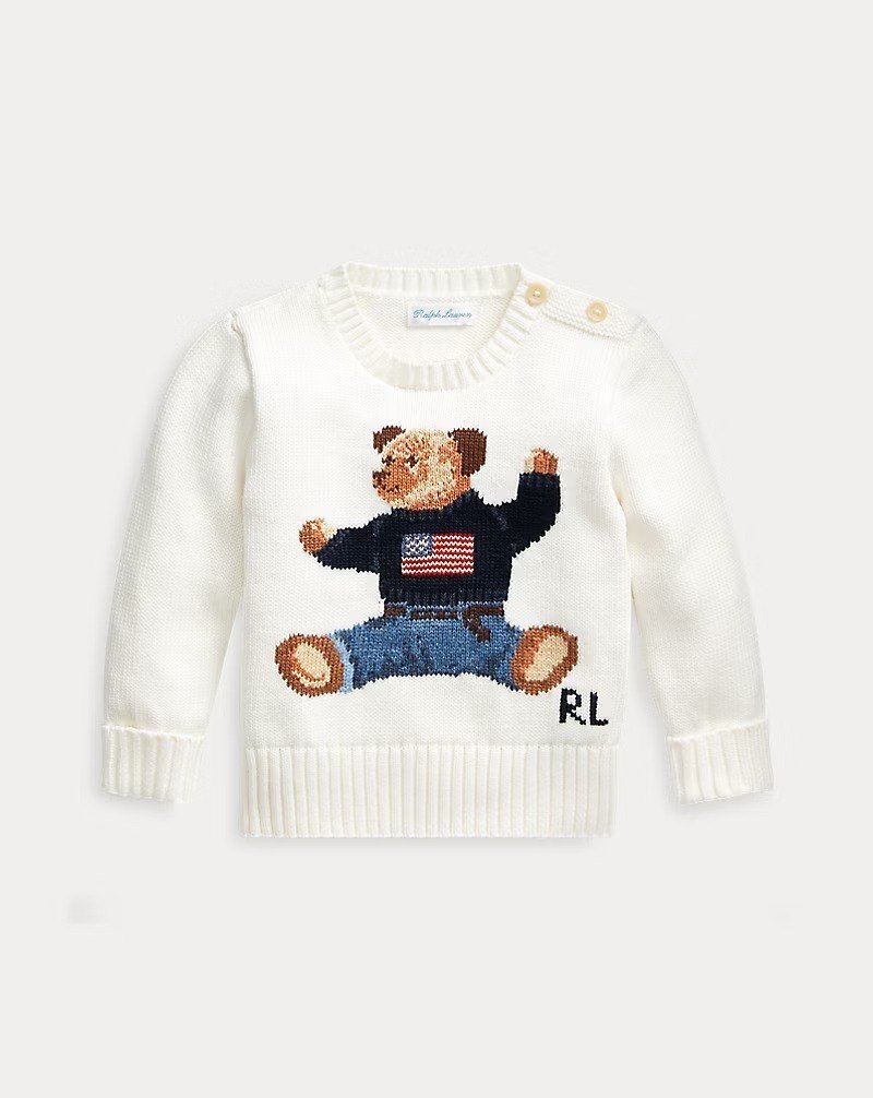 Polo Bear Cotton Sweater
