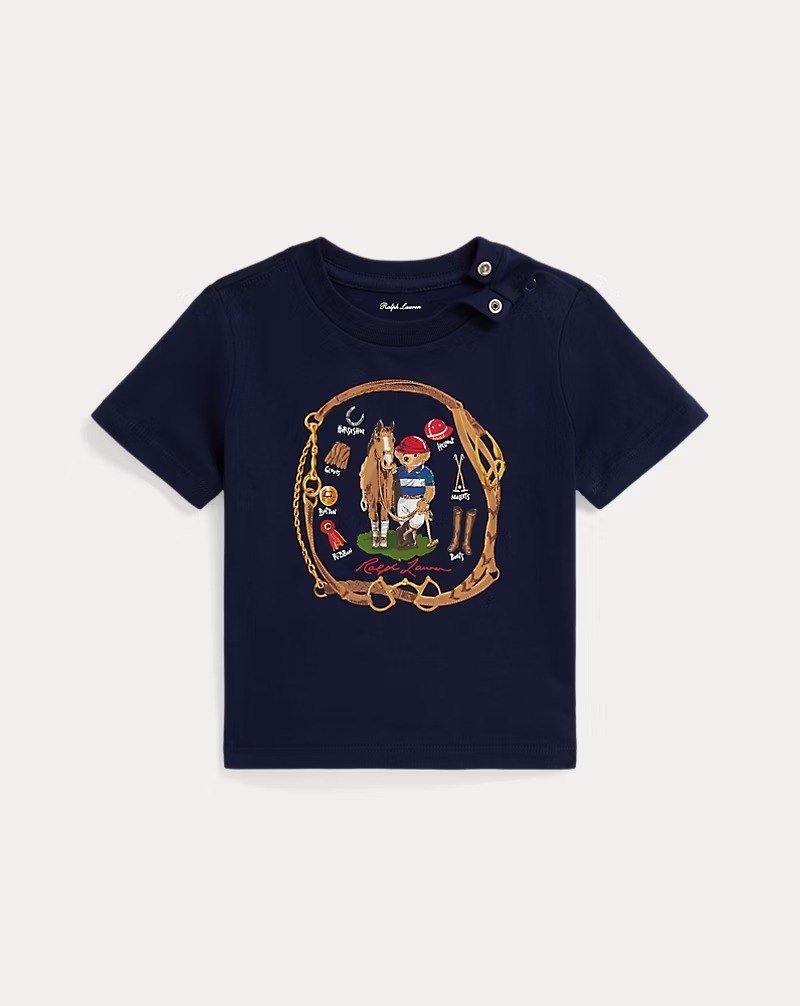 Polo Bear Cotton Jersey Tee