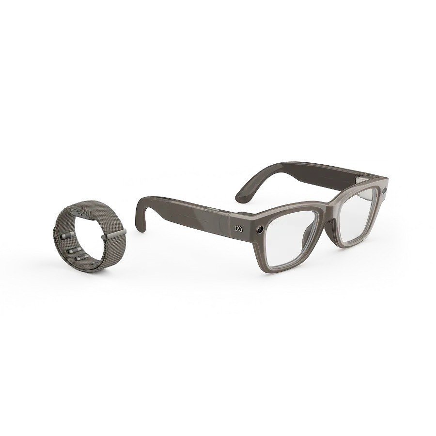 Meta Ray-Ban Display Frame color:Sand
Lens color:Clear to Grey Transitions®