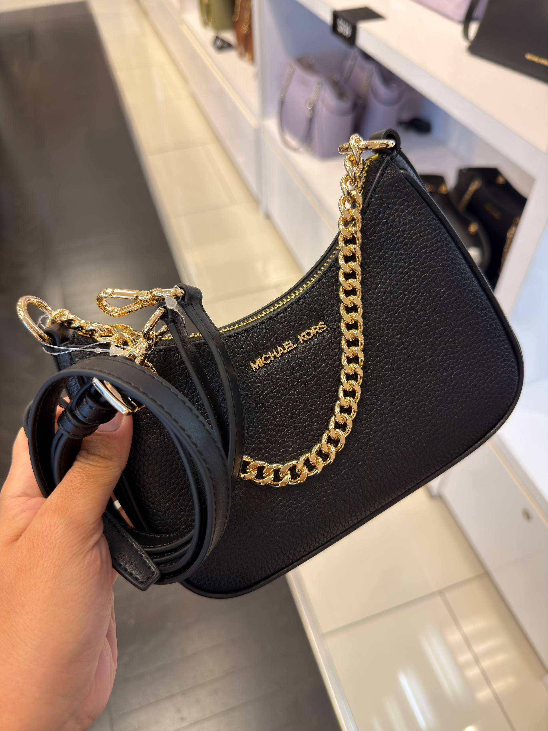 BOLSA DE OMBRO COM ALÇA EXTRA JET SET