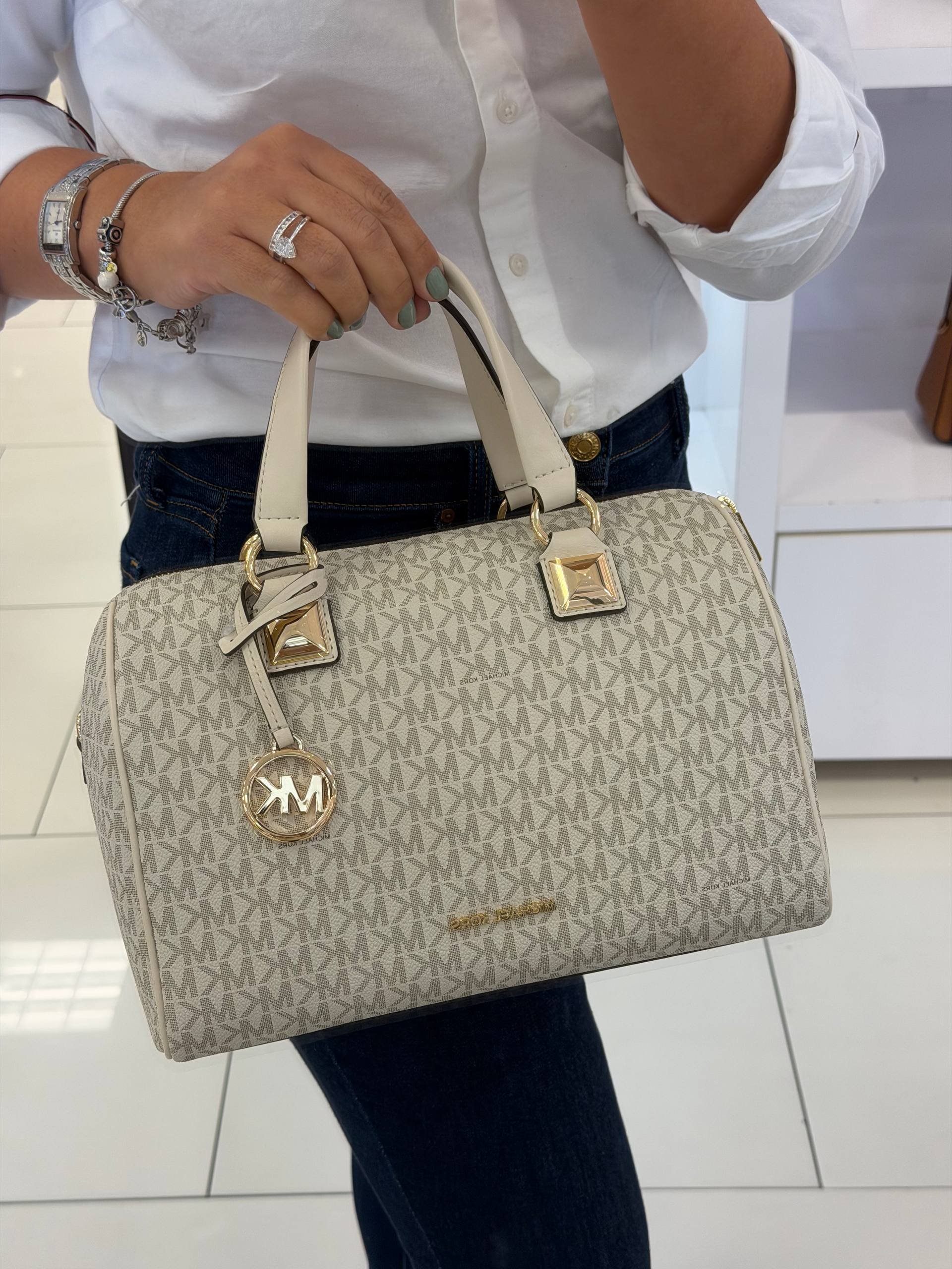 BOLSA GRAYSON DE MÃO COM ALÇA EXTRA
