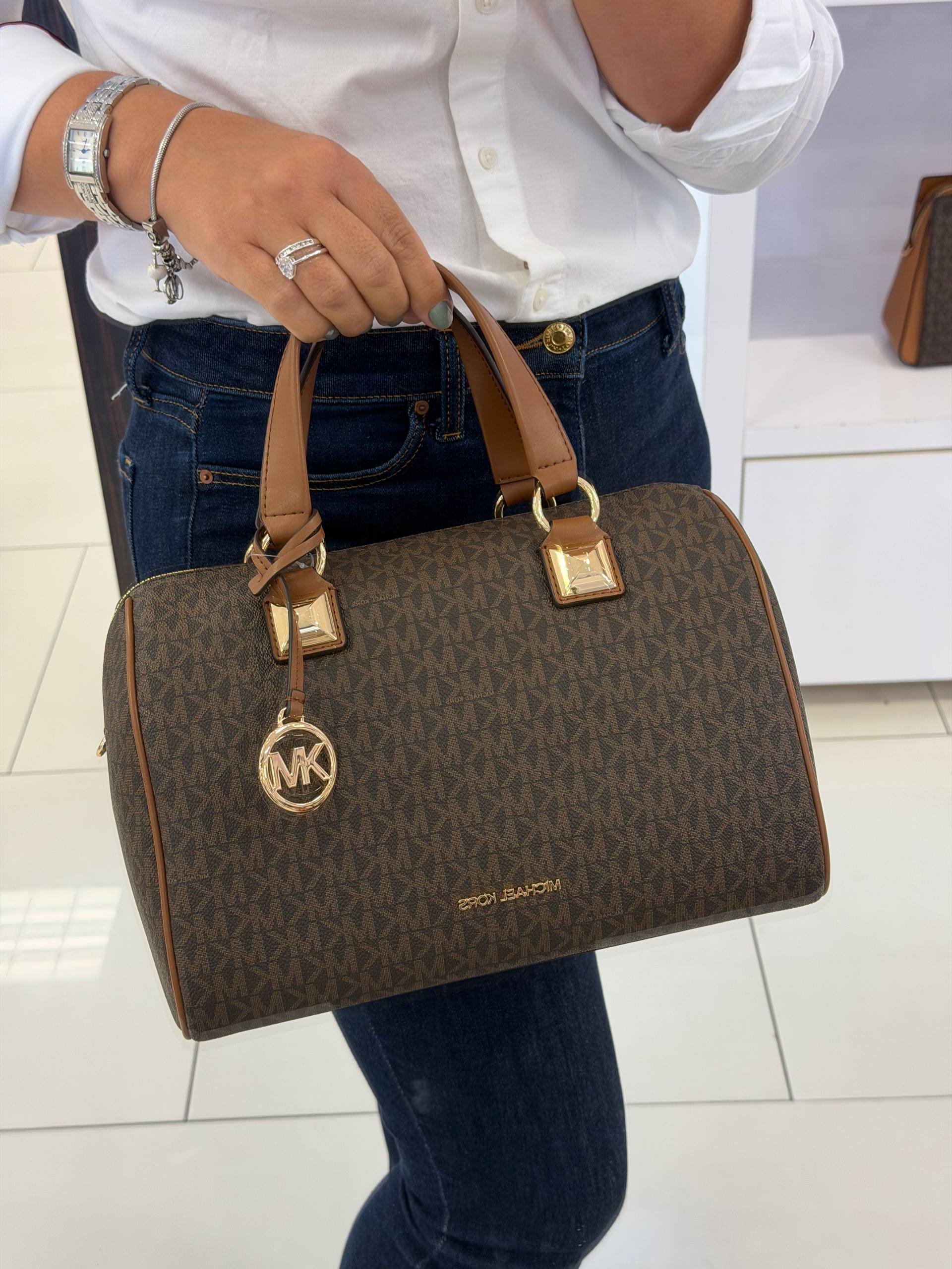BOLSA GRAYSON DE MÃO COM ALÇA EXTRA