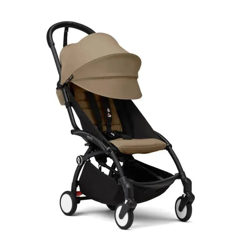 STOKKE - YOYO³ STROLLER BLACK BUNDLE 6M+, TOFFEE