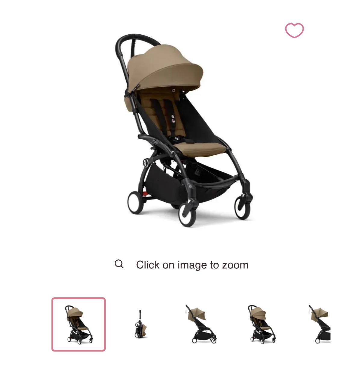 STOKKE - YOYO³ STROLLER BLACK BUNDLE 6M+, TOFFEE
