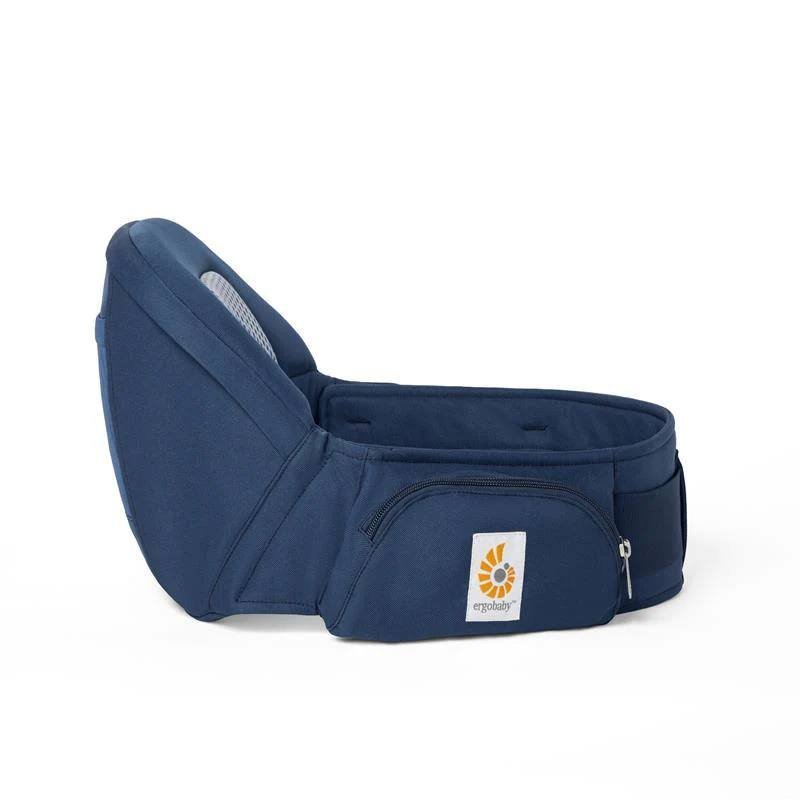 SEAT BABY CARRIER HIP SEAT WITH ENHANCED LUMBAR SUPPORT, MIDNIGHT BLUE